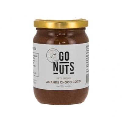 Image de GO NUTS PATE A TARTINER AMANDE CHOCOLAT COCO 280G