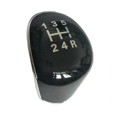 Image de Pexorine Emblème de couvercle supérieur pommeau levier vitesse voiture 5/6 vitesses, for Ford, Focus MK2 MK3, Fiesta MK7, Transit, Connect, Kuga C max FL B S Co