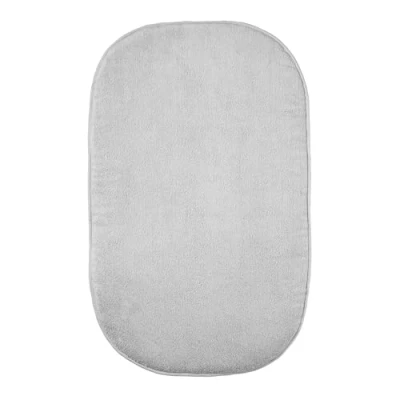 Image de Nattou Coussin pour la Matela à Langer &quot;Softy&quot;, Environ 62 cm, Vegan, Coton/Polyester, Care, Gris