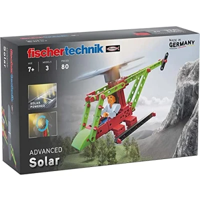 Image de fischertechnik Hélicoptère Solaire 544616 Jeu de Construction pour Enfants sur l&#039;énergie Solaire, 3 modèles, à partir 7 Ans