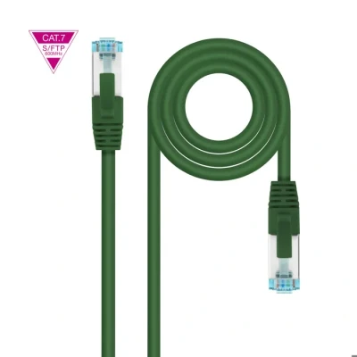 Image de Câble réseau Cat.7 NANOCABLE 10.20.1701 GR 1 m SFTP Vert