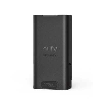 Image de eufy Security Rechargeable Battery Pack with USB C, Quick Release Pack, Long Lasting Backup Power, 6,500 mAh Capacity, Easy to Install and Remove, Compatible Video Doorbell E340