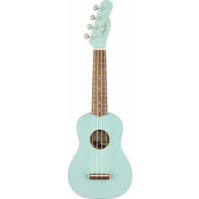 Image de Fender Venice Ukulélé soprano Touche en noyer Daphné Bleu