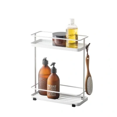 Image de Yamazaki 6790 Tower Support pour distributeurs, Blanc, Acier, Minimaliste, 28 x 12 33.5 c m