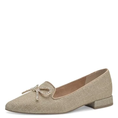 Image de MARCO TOZZI Mocassin by Guido Maria Kretschmer 2 24201 42 Femme, Or, 38 EU