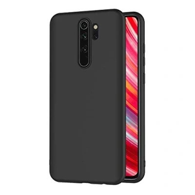 Image de AICEK Coque Compatible Xiaomi Redmi Note 8 Pro, Noir Silicone pour Pro Housse Etui Case (6,53 Pouces)