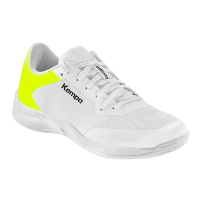 Image de Kempa Femme Kourtfly Three W Chaussures de Sport, Blanc/Jaune Fluo, 42 EU