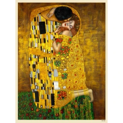 Image de onthewall Gustav Klimt Le baiser Art nouveau Poster Print 40x30cm (PDP 009)