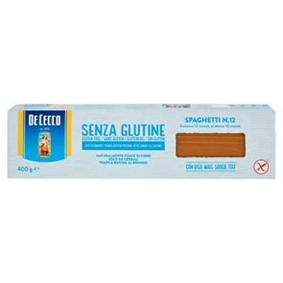 Image de de Cecco Lot 10 spaghetti 400 g senza glutine sans gluten Pâtes