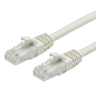 Image de VALUE Cordon LAN Cat 6 Component Level Câble réseau UTP Ethernet avec connecteur RJ45 gris 1 m
