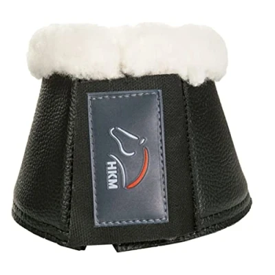 Image de HKM Cloches d&#039;Obstacles Comfort Similicuir Doublé Noir XL