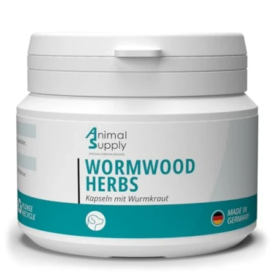 Image de Animal Supply Worm Guard Capsules avec Vermifuge, Alternative pour Chiens 50 comprimés Produit Naturel chez et après infestation par Formule ver