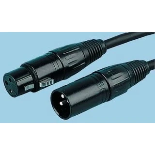 Image de Pulse Pls00239 Lead, XLR Mic, Black 30m