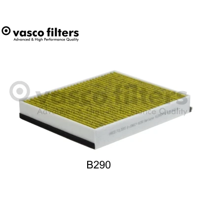 Image de DAVID VASCO B290 Filtre d&#039;habitacle à charbon actif avec polyphenol 261 202 36 FORD: KUGA 2, FOCUS 3, C Max VOLVO: V40 3/5 portes
