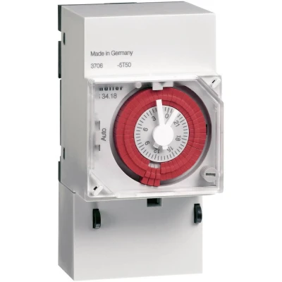 Image de Müller VS 30.18 12 24V &amp; DC 24 48V 50 60Hz Programmateur horaire pour Rail analogique V/DC, 48 V/AC, V/AC 16 A/250 V
