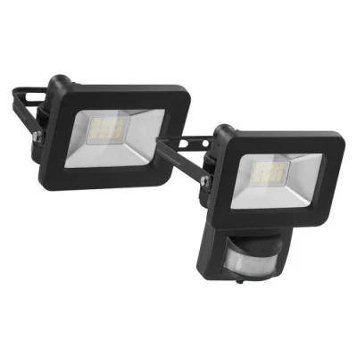Image de goobay 53876 Projecteur Spot LED 100 W/Blanc Neutre 4000 K / 8500 LM/Angle d&#039;éclairage 110 Indice de Protection IP65 Noir