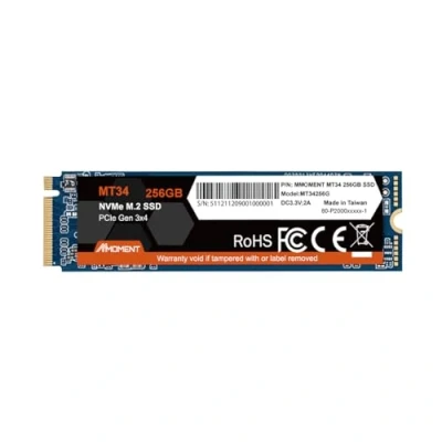 Image de MMOMENT 256 Go NVMe M.2 2280 PCIe Gen 3x4, SSD interne (MT34 Go)
