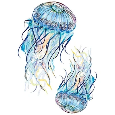 Image de Ideen mit Herz Transferts thermocollants pour textile DIN A4 filigrane sans fond idéal les t shirts et sacs repasser des images rapidement facilement (méduses)