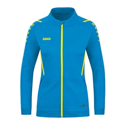 Image de Jako Veste En Polyester Défi, Femme, Bleu/Jaune Fluo, 44