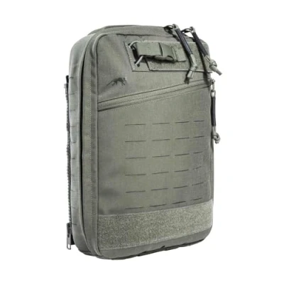 Image de Tasmanian Tiger TT Medic Assault Pack S ZP plat pour support de plaque avec fermeture éclair ou Molle Gris pierre olive IRR