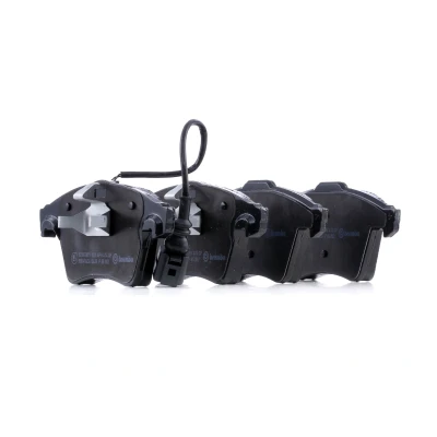 Image de BREMBO P 85 082 Jeu de plaquettes frein contact signal d&#039;usure inclus avec clip piston sans accessoires VOLKSWAGEN: Transporter 5 oscaro,