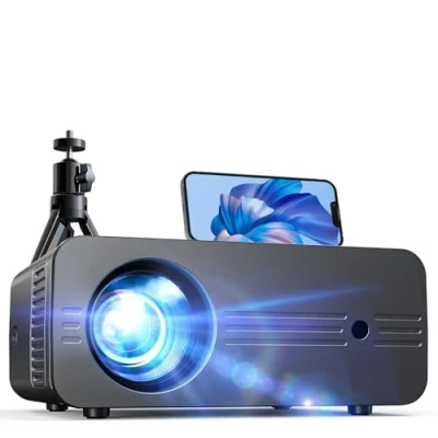 Image de Videoprojecteur 5G WiFi Bluetooth, 10000 Lumens Full HD 1080P Natif 4K Supportée, iZEEKER Rétroprojecteur Portable Home Cinéma pour iOS Android PS5 HDMI Firestick