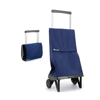 Image de Chariot de Course Rolser Plegamatic MF 2 Roues Pliante Klein