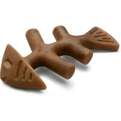 Image de Benebone Jouet à mâcher en arête de Poisson Durable pour mâcheurs agressifs, Jack Salmon, géant, fabriqué aux États Unis