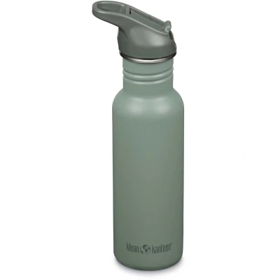 Image de Klean Kanteen Gourde classique de 532 ml En acier inoxydable Anti fuite Sans BPA Légère et durable Pour le sport, bureau, l&#039;école, l&#039;extérieur