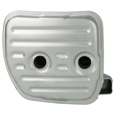 Image de vhbw Silencieux d&#039;échappement Compatible avec Stihl MS 231, 251, 231C, 251C tronçonneuse 11 x 8,4 6,5 cm argenté