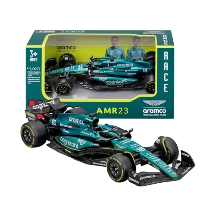 Image de Formula 1 Aston Martin F1 Team AMR23 L. STROLL N 18 saison 2023 Échelle 1:43 12cm Bburago 38090