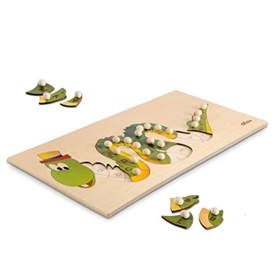 Image de Dida Puzzle Alphabet Dragon en Bois Enfant Jeu Educatif avec 26 Lettres