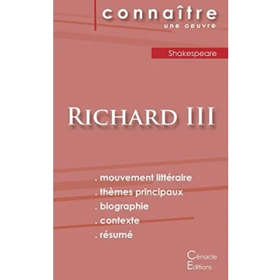 Image de Fiche de lecture Richard III Shakespeare (Analyse littéraire référence et résumé complet)