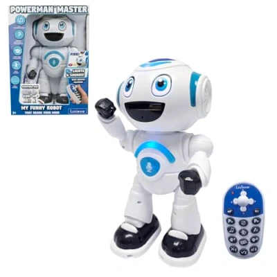 Image de Lexibook, Powerman Master, Version anglaise, Robot interactif, Lit dans les pensées, Jouet pour enfants, Danse, Joue de la musique, Quiz sur animaux, STEM, télécommandé programmable, ROB25EN