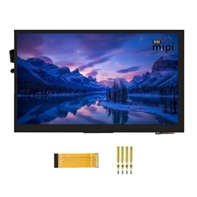 Image de Waveshare Écran Tactile 5 Pouces pour Raspberry Pi DSI LCD Moniteur 800 x 480 Affichage 4B 3B+ 3A+ 3B 2B B+ A+ CM3/3+ Compatible avec Raspbian Ubuntu Kali WIN10 IoT RetroPie