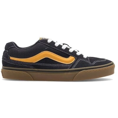 Image de Vans Homme Caldrone Basket, Gomme Suède Jaune Anthracite, 40.5 EU
