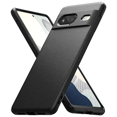 Image de Ringke Coque Compatible avec Google Pixel 7 [Onyx] Antidérapant Antichoc Protection Robuste Flexible Ultra Fine TPU Souple Durable Étui Black