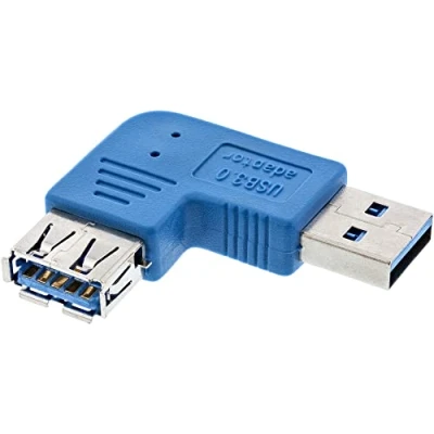 Image de InLine Adaptateur USB 3.0 coudé vers la Gauche à 90 connecteur A Port