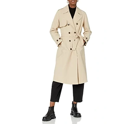Image de The Drop Noa Trench pour Femme, Beige Houmous, Taille L