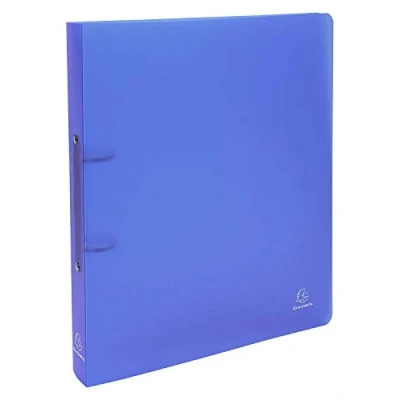 Image de Exacompta Réf.54362E 1 Classeur semi rigide PP Chromaline 2 anneaux ronds diamètre 30 mm Dos 40 Dimensions extérieures : 32 x 26,8 cm Format à classer A4 Maxi Coloris bleu