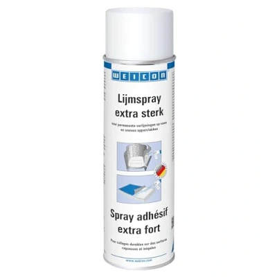 Image de WEICON Spray adhésif Extra Fort 500 ml/Adhésif universel/Pouvoir élevé