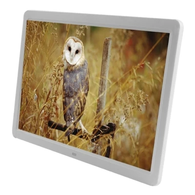 Image de Cadre Photo Numérique Port USB Lecteur Multimédia Films LCD Tft MP3 Stéréo Blanc YONIS Neuf