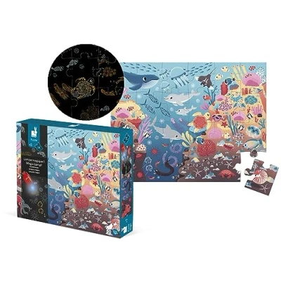 Image de Janod Magischede Oceaan Puzzle pour enfants, Taille: One Size, Multi coloured