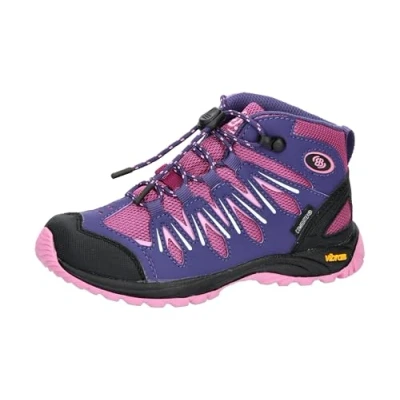 Image de Brütting Expedition Kids High Chaussure de Course Tout Terrain, Violet/Rose, 34 EU