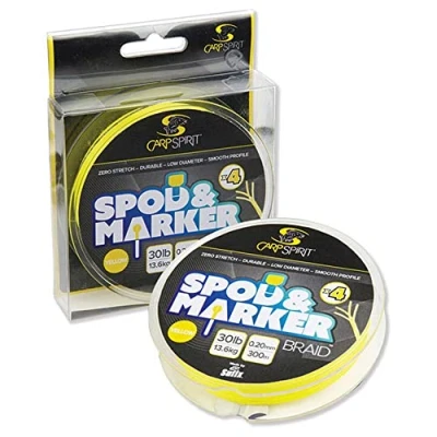 Image de CARP SPIRIT TRESSE SPOD AND MARKER BRAID JAUNE 300M