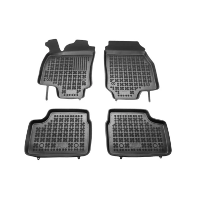 Image de REZAW PLAST 200505 Ensemble de tapis sol Caoutchouc avant et arrière 4 noir Sur mesure OPEL: Astra G Coupe, CC, Caravan