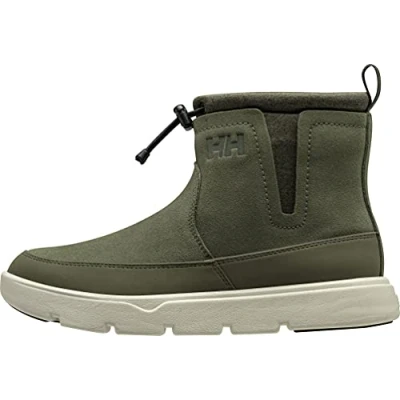 Image de Helly Hansen W Adore Bottes de neige, Femme, Taille: 41, Utility green/beluga Cuir et textile