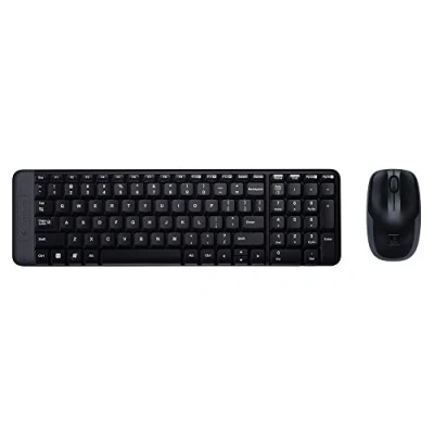 Image de Logitech MK220 Combo Clavier et Souris Sans Fil pour Windows, US International QWERTY Noir