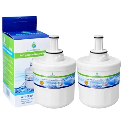 Image de 2x AH S3F filtre à eau compatible pour Samsung réfrigérateur DA29 00003F, HAFIN1/EXP, DA97 06317A B, Aqua Pure Plus, 00003A, 00003B