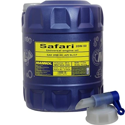 Image de MANNOL Huile moteur Safari 20W 50 API SL/CF 20 l